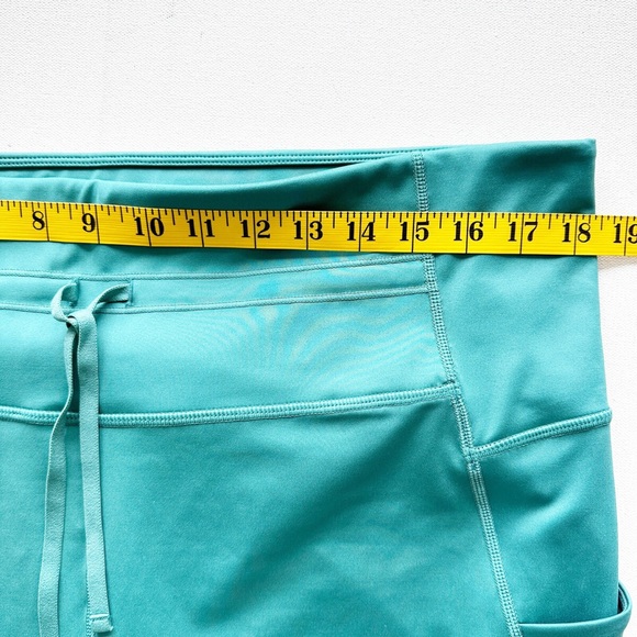Fabletics Teal Leggings with Pocket Medium High-Waisted Ultra Cool - Picture 4 of 7